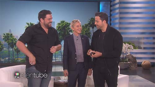 David Blaine with Ellen DeGeneres